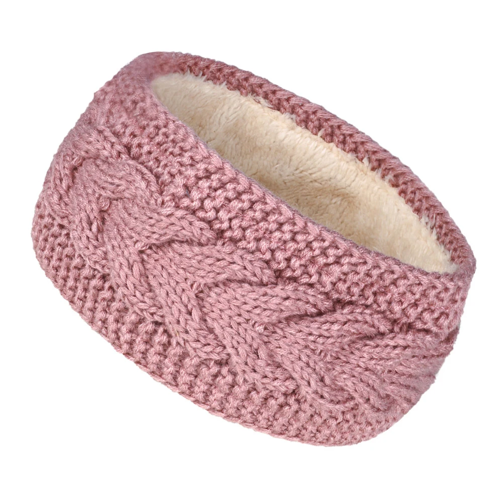 New Knitted Headband For Women Hair Accessories Solid Color Warm Autumn Winter Hair Bands Turban