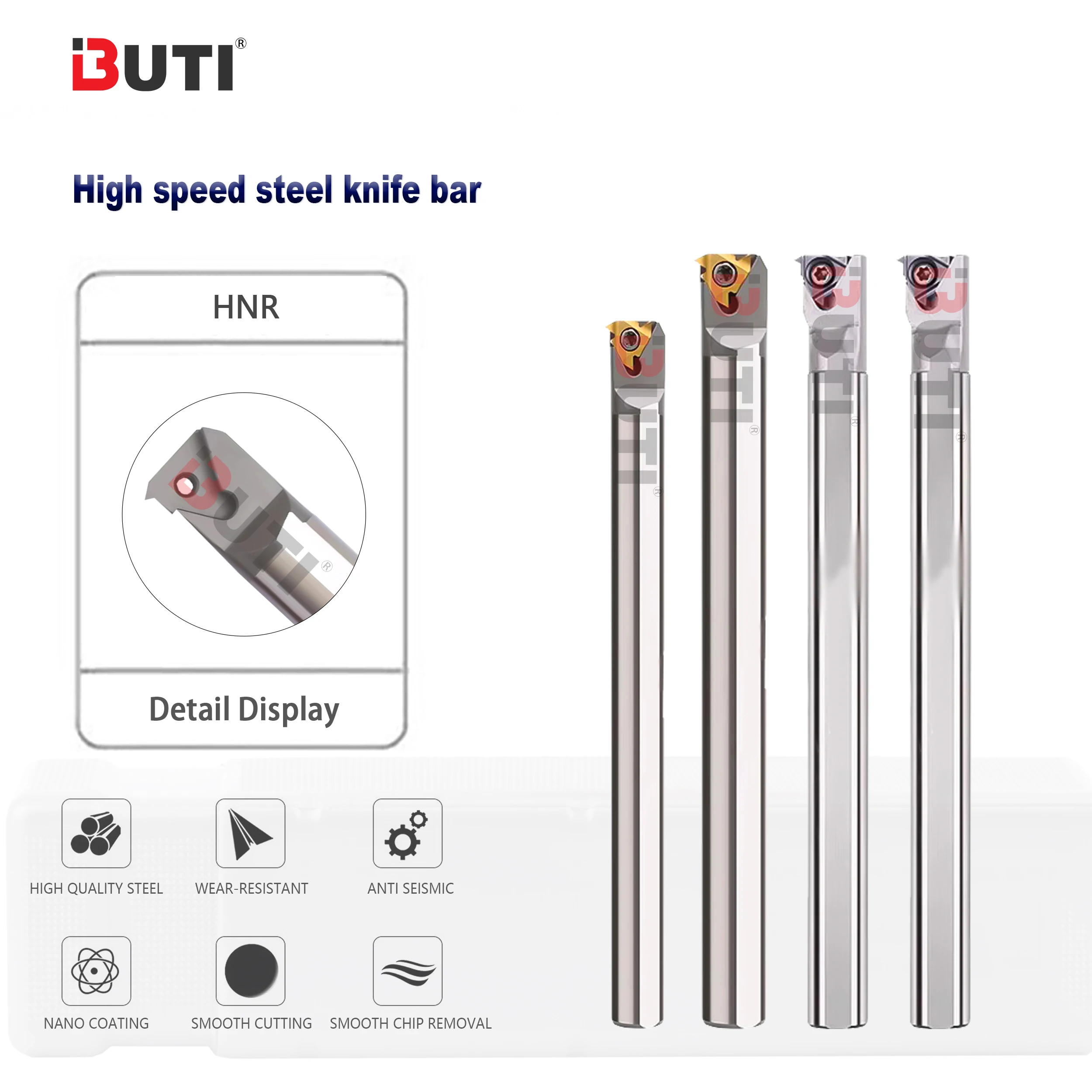 

DESKAR CNC Cutter Bar Numerical Control HNR0008K08B/HNR0008K08/HNR0008K11/HNR0010K11 Internal Shockproof Thread Tool Utter Bars