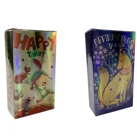 Tarot card with paper manual English Divination Deck Family Party Board Game Fortune Telling Game Beginners Cards 11.3*6.3cm