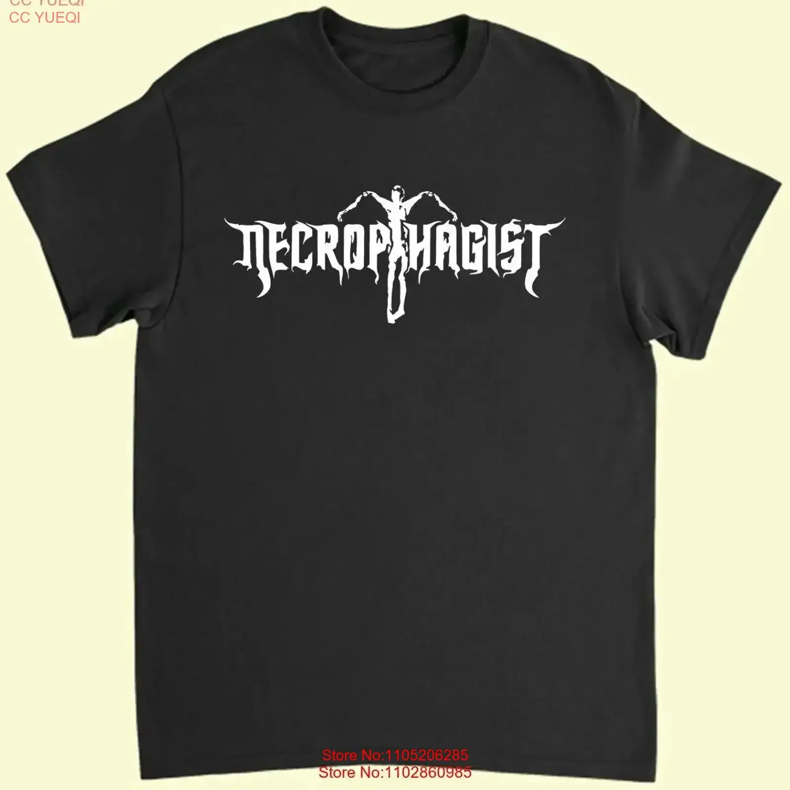 Новый логотип Necrophagist для фанатов S 5XL, футболка G152, винтажная, растянутая, повседневная, стильная, модная, универсальная, с графикой, винтажная