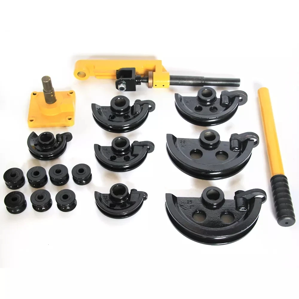 Rohrbiegemaschine, manueller Rohrbieger 10–25 mm mit Matrizen, 3/8–1 Zoll Rebar Shear Tool – Detail 3