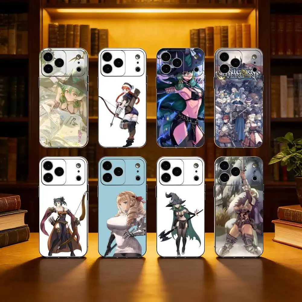 Game U-Unicorn Overlord Phone Case For iPhone 17,16,15,14,13,12,11 Plus,Pro Max,Soft Silicone Cover