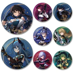 Broches Honkai Star Rail Bronya Rand Dan Heng Herta Himeko Boothill figura de juego insignia Cosplay alfileres esmaltados para joyería de mochila