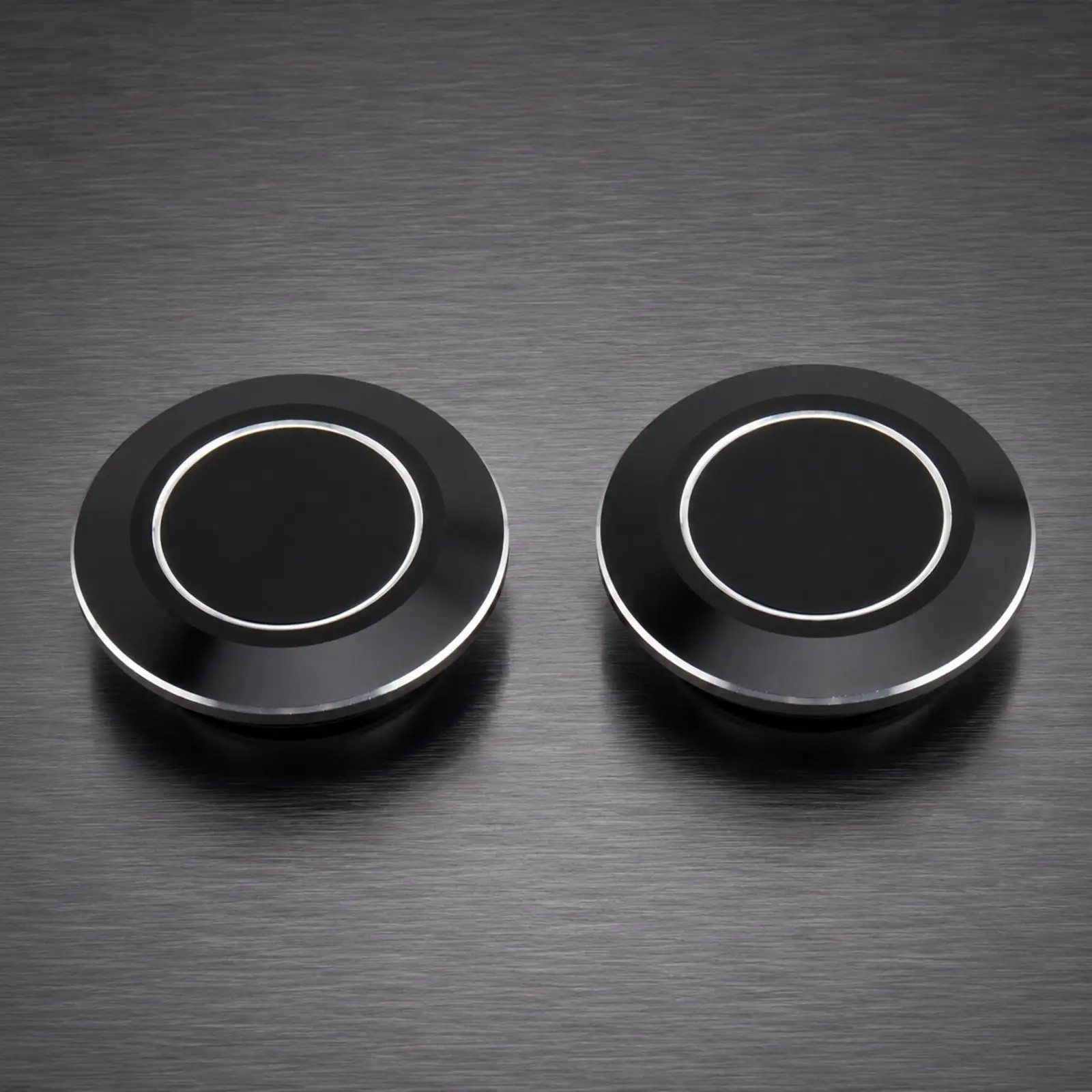 2 Pieces Motorcycle Frame Hole Cover Cap Dust-Resistant Frame Hole Plug Chassis Plug Aluminum-Alloy Durable