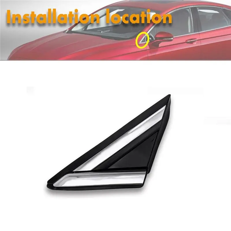 Car Left A Pillar Window Triangle Cover Panel For Ford Mondeo 2013-2018 DS73-F16003-BDW Replacement Accessories-A97E
