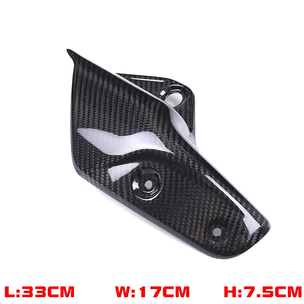 For, Yamaha MT-10 FZ-10 motorcycle modified carbon fiber exhaust pipe protective cover/cover *