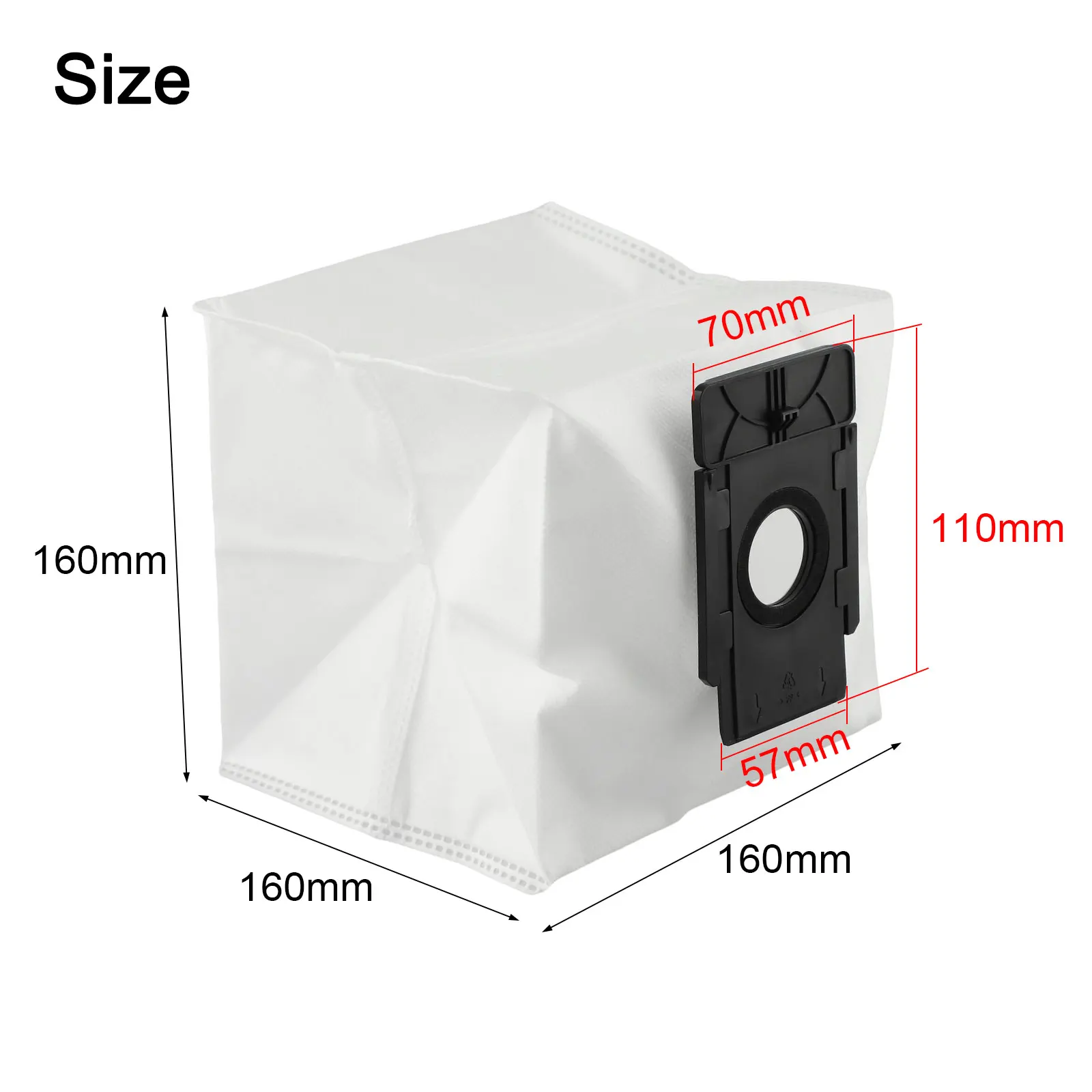 For Verefa L11 Pro Robot Vacuum Cleaner Dust Bags 4L Capacity for non Woven Fabric for Improved Filtration Choose 4 or 10 Pack