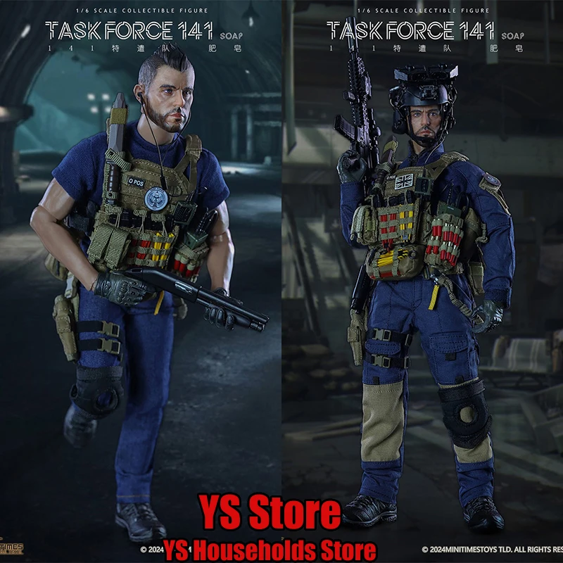 1/6 Task Force 141 Military Combat Cloth Action Figure Collection Bulletprood Vest Design Mini Times Toys M051 12