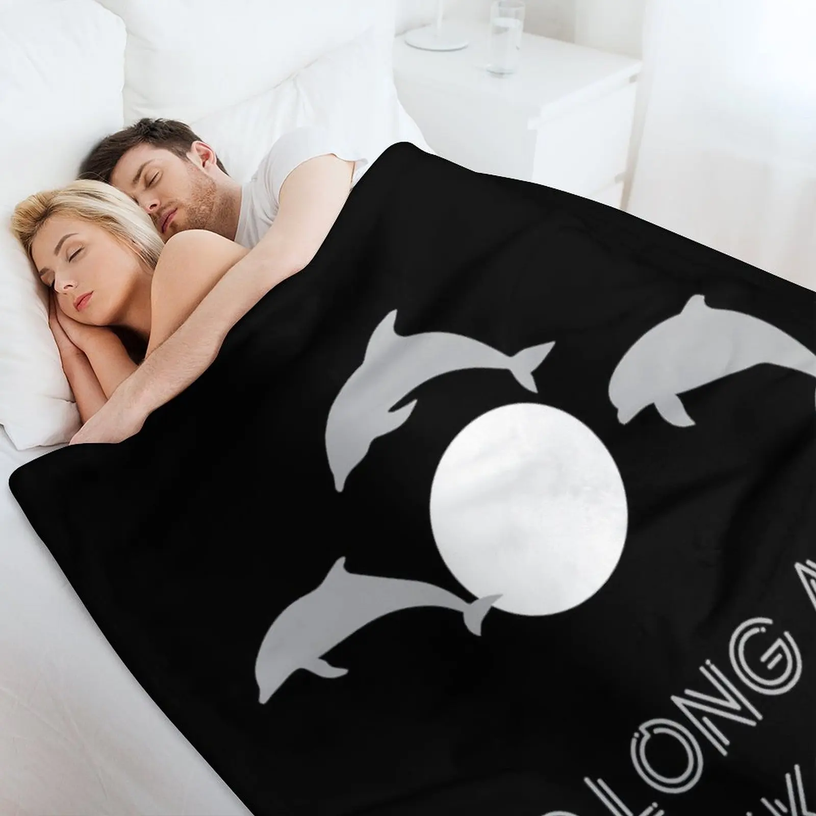 طويلة جدًا وشكرًا لجميع السمك، بطانية رمي السرير عصرية الأربعاء للأريكة والبطانيات الناعمة الرقيقة #4