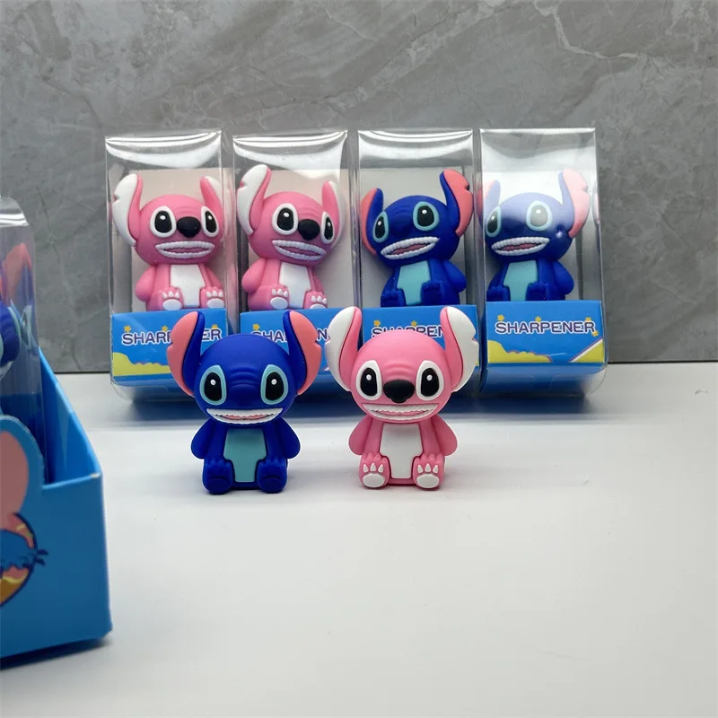 Silicone Stitch Figure Desk Ornament Pencil Sharpener Interstellar Baby Student Stationery Wholesale Available Gift Item