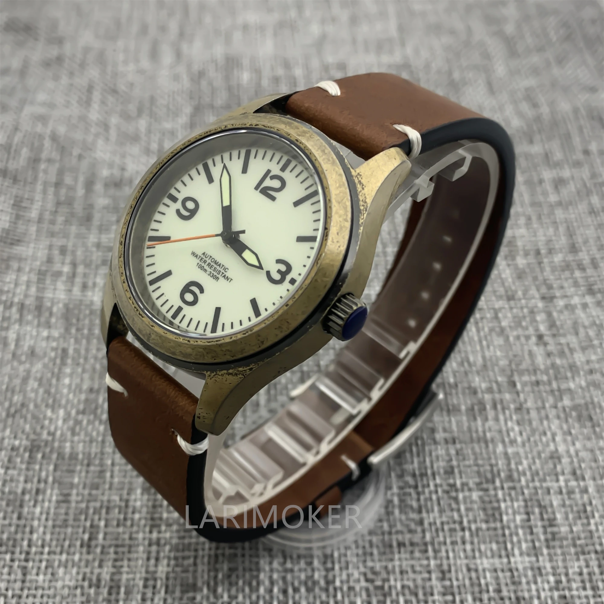 BLIGER 36mm 39mm Vintage Bronze automatic movement 10ATM Waterproof C3 Super luminous Sapphire Flying Watch