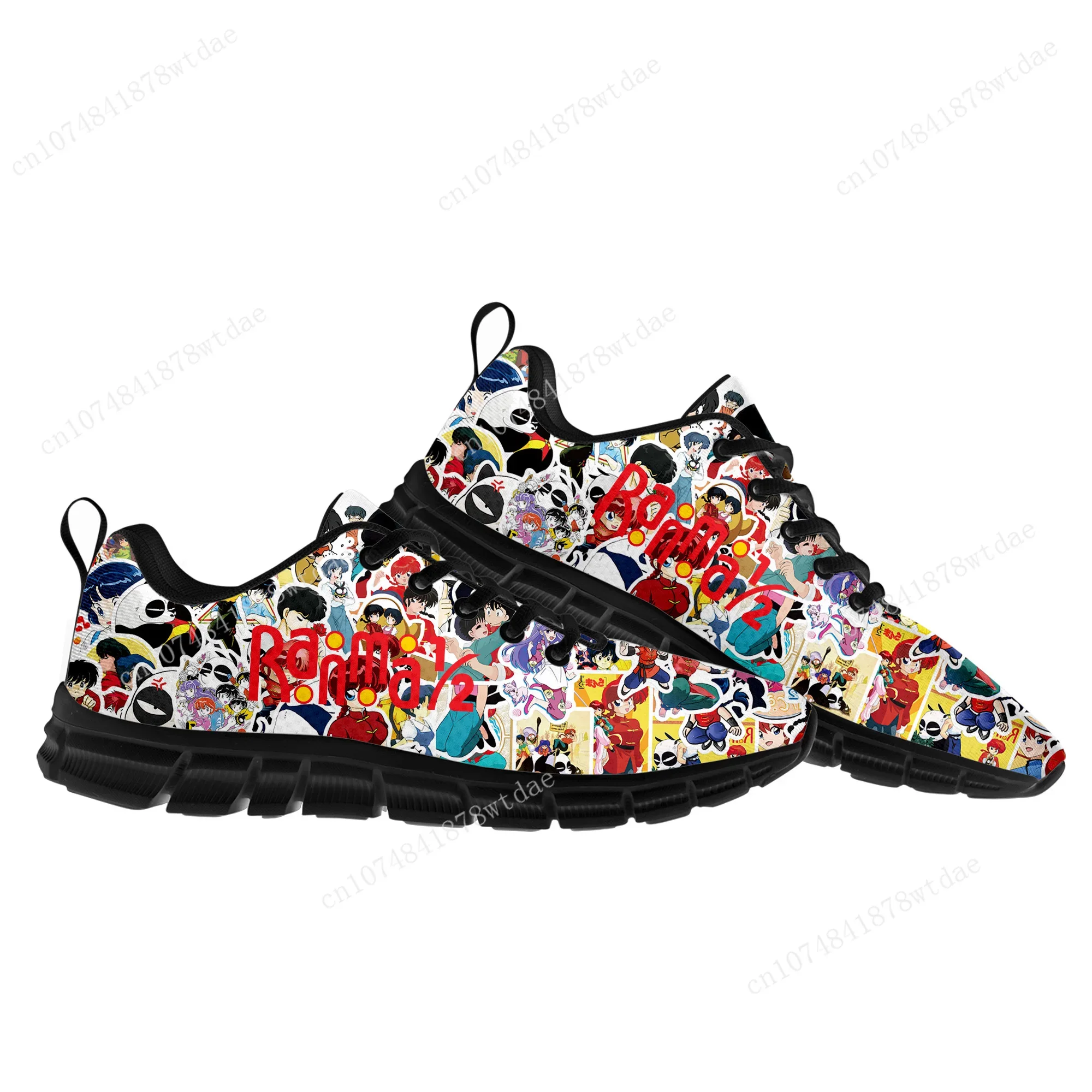 Ranma 1/2 Sports Shoes Mens Womens Teenager Kids Children Sneakers Tendo Akane High Quality Cartoon Manga Sneaker Custom Shoe