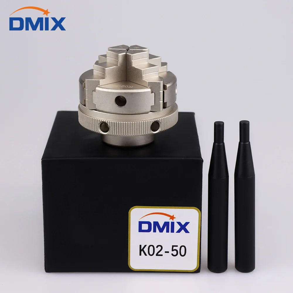 DMIX K01-50 K01-63 K02-50 K02-63 4 Jaw Self-Centering 3 Jaw Self-Centering Manual Scroll Mini Wood Lathe Chuck