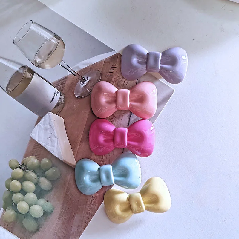 2pc Cute Colorful Bow Hairpin Hair Side Clips for Women Girls Kids Child Gift Party Hair Accessories Headwear Ornament