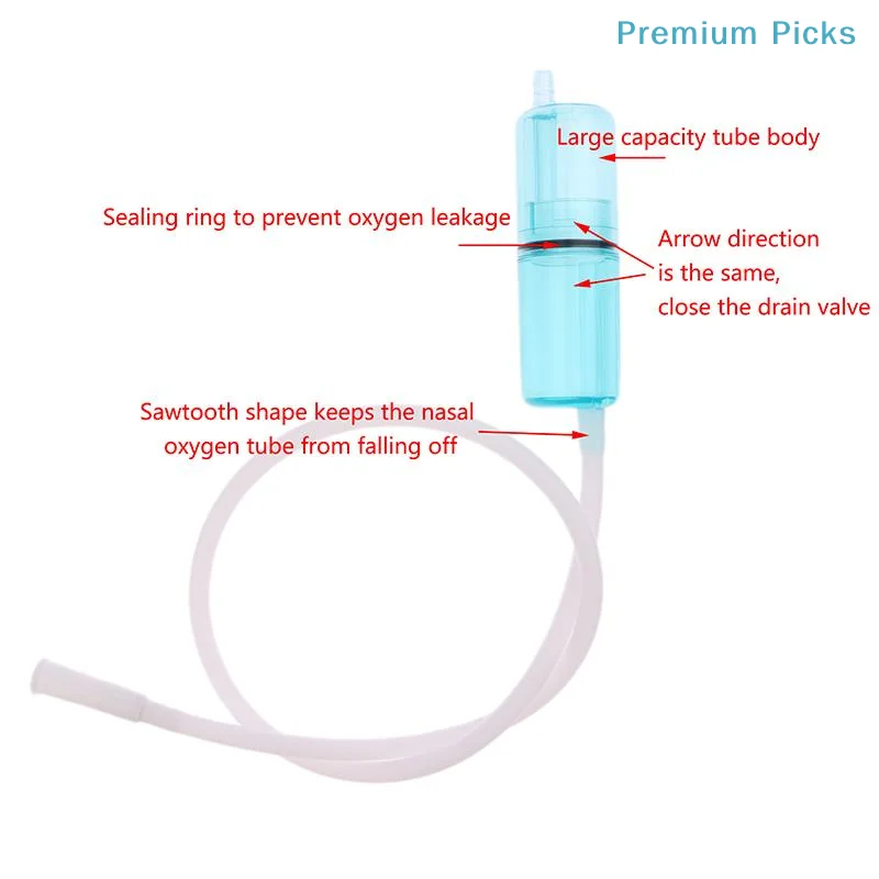 portableOxygen Tubing Connector Oxygen Generator Oxygen Tube Water Collector Oxygen Tube Accessory For Healthy Care Oxygen