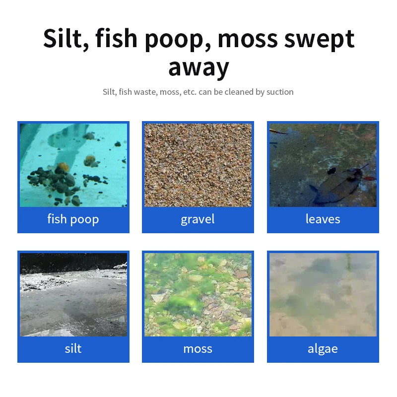 Multipurpose Dry and Wet Vacuum Cleaner Fish Pond Clean Equipment Swimming Pool Accessories