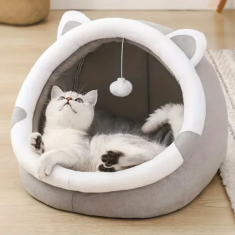 

Cat Bed Cartoon Shark Pet Cave Beds Cute Pet House Sweet Kittens Basket Cushion Cat Pillow Mat Tent Puppy Nest Cave Pet Goods