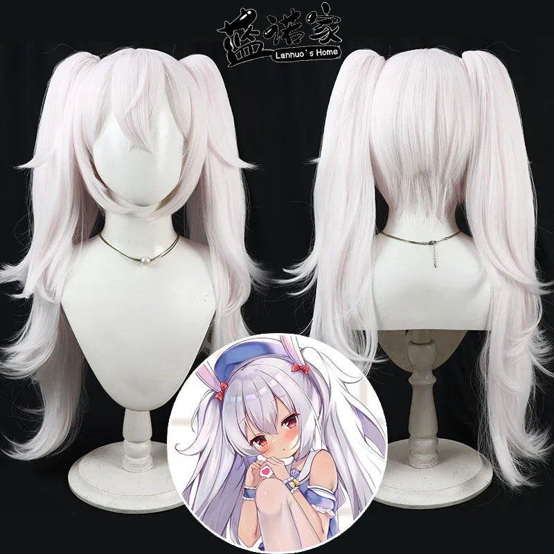 

Игра Azur Lane Laffey Cos Косплей Парик Хэллоуин Карнавал Вечеринка Опора Синтетические волосы Термостойкое волокно + Кепка для парика