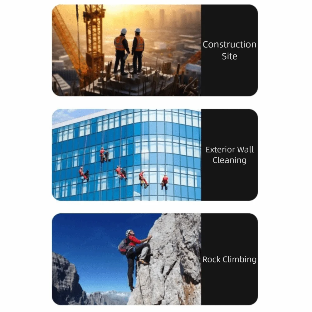 Professional Grade Outdoor Safety Belt Adjustable Quick-Connect Buckle Safety Rope Rope Hook Fall Prevention