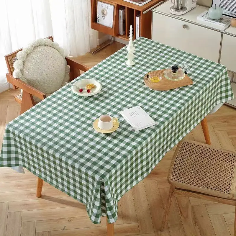 Waterproof and oil-proof wash-free rectangular dining table coffee table cushion insulation tablecloth