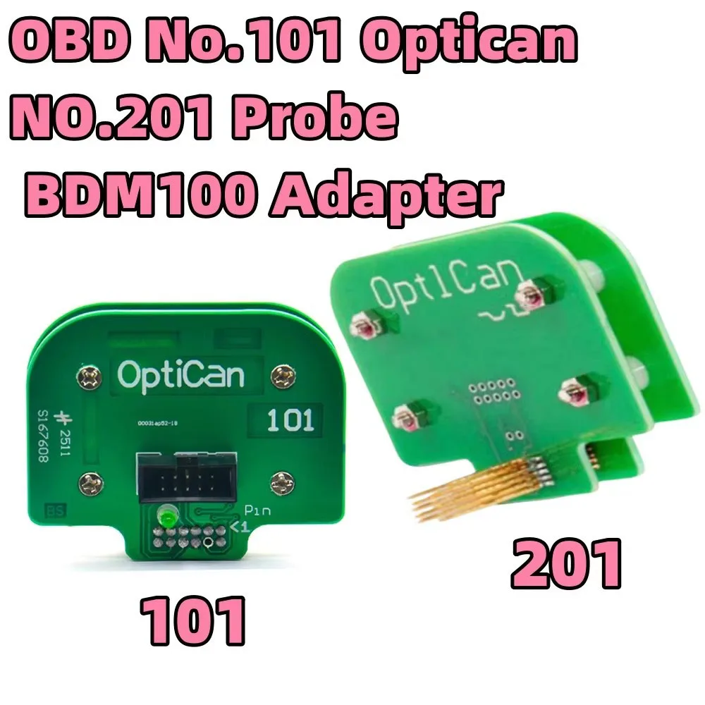 

OBD No.101 Optican NO.201 Probe BDM100 Adapter Works with BDM Frame EDC16 Car Diag Tools for Bosch for Sie-mens BDM-100 BDM ECU