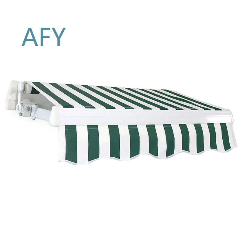 Electric Retractable Awning for Outdoor Patio Deck Balcony Waterproof Sun Shade with LED Light for Awning Motorized Canopy