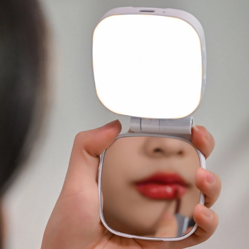 

K0EA Selfie Mirror Light Portable Vanity Light USB Rechargeable Compact Design Universal