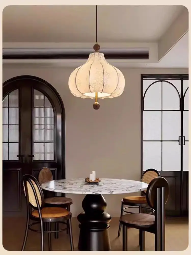 

Vintage LED Ceiling Chandelier Modern Bedroom Pendent Lamp Room Decoration Wooden Lights of Dinning Table Kitchen
