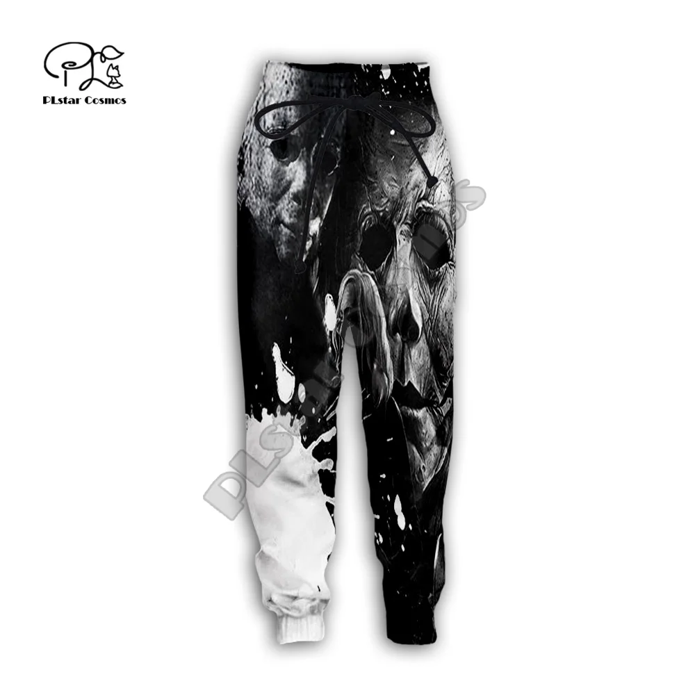 Halloween Terror Filme Cosplay Michael Myers Jason 3DPrint Homens/Mulheres Streetwear Joggers Calças Engraçado Casual Calças X8