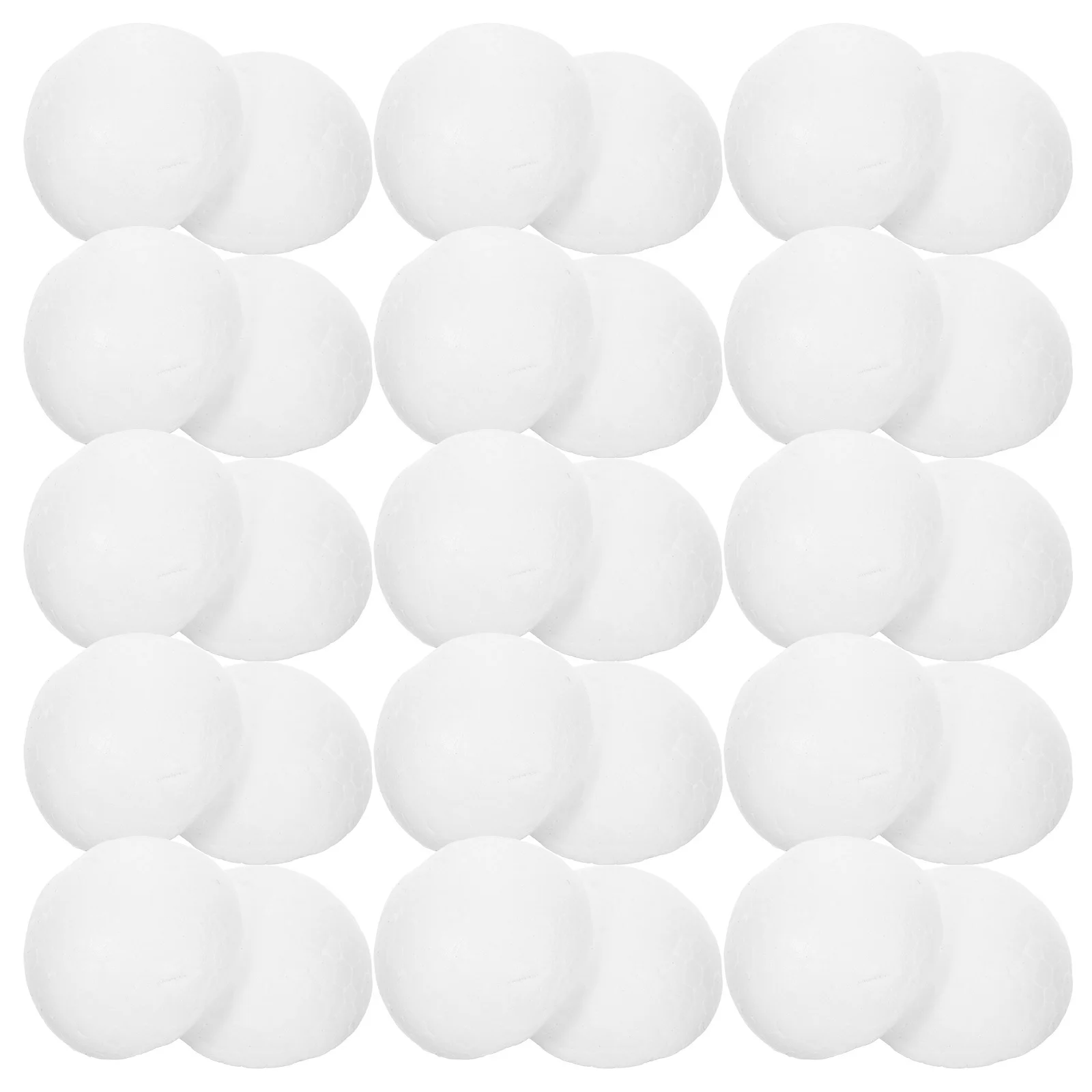 

200Pcs White Half Ball Semicircle Craft 3cm DIY Painting Christmas Flower Arrangement Preschool Kindergarten Party