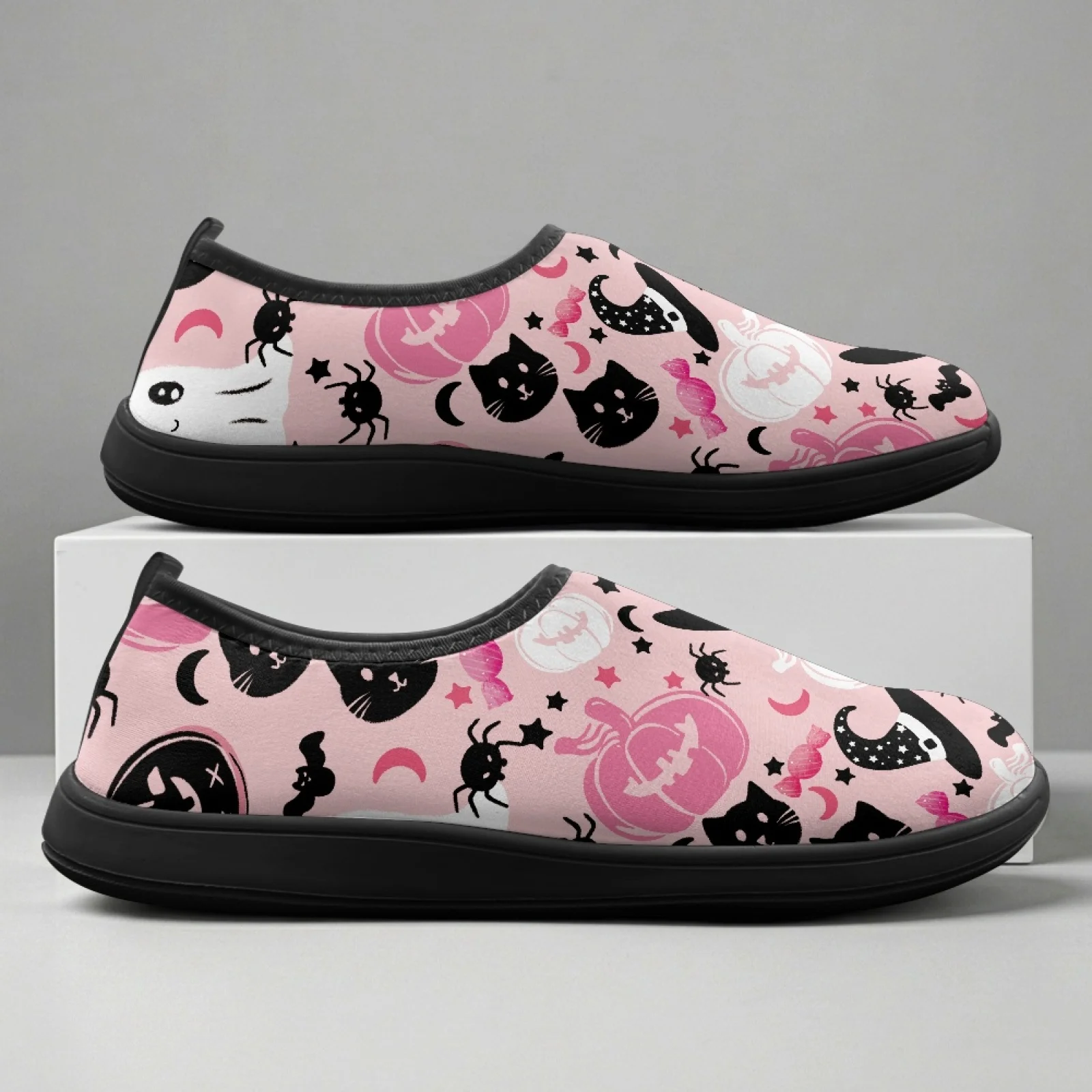 PENSTROLL Halloween Spooky New Design Casual Flats Polyester & EVA Tennis Shoe Breathable Casual Shoes for Men