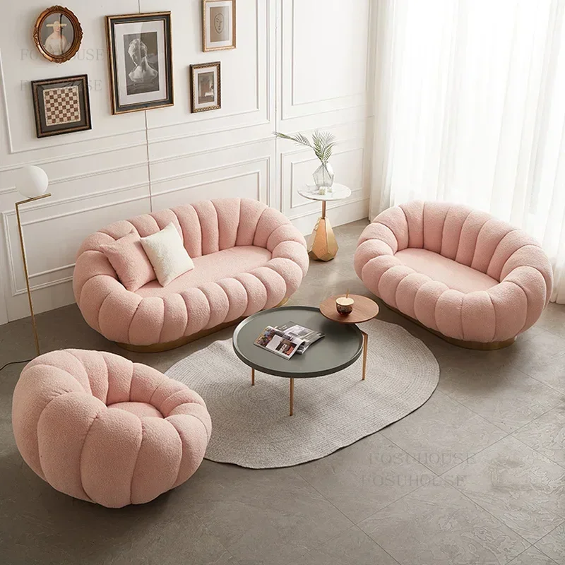 For Nordic Lazy Living Room Sofa Fashion Home Furniture Leisure Chairs Creative Clothing Store Bedroom Back Single