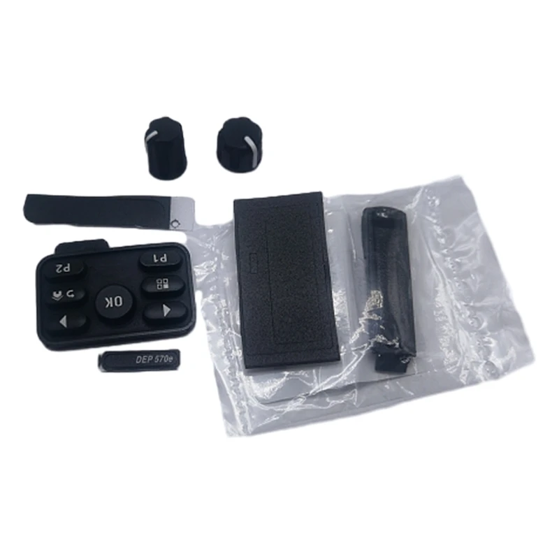 Dropship WalkieTalkie Repair Replacement Front Housing Case Cover Set for DEP570e DP2600e