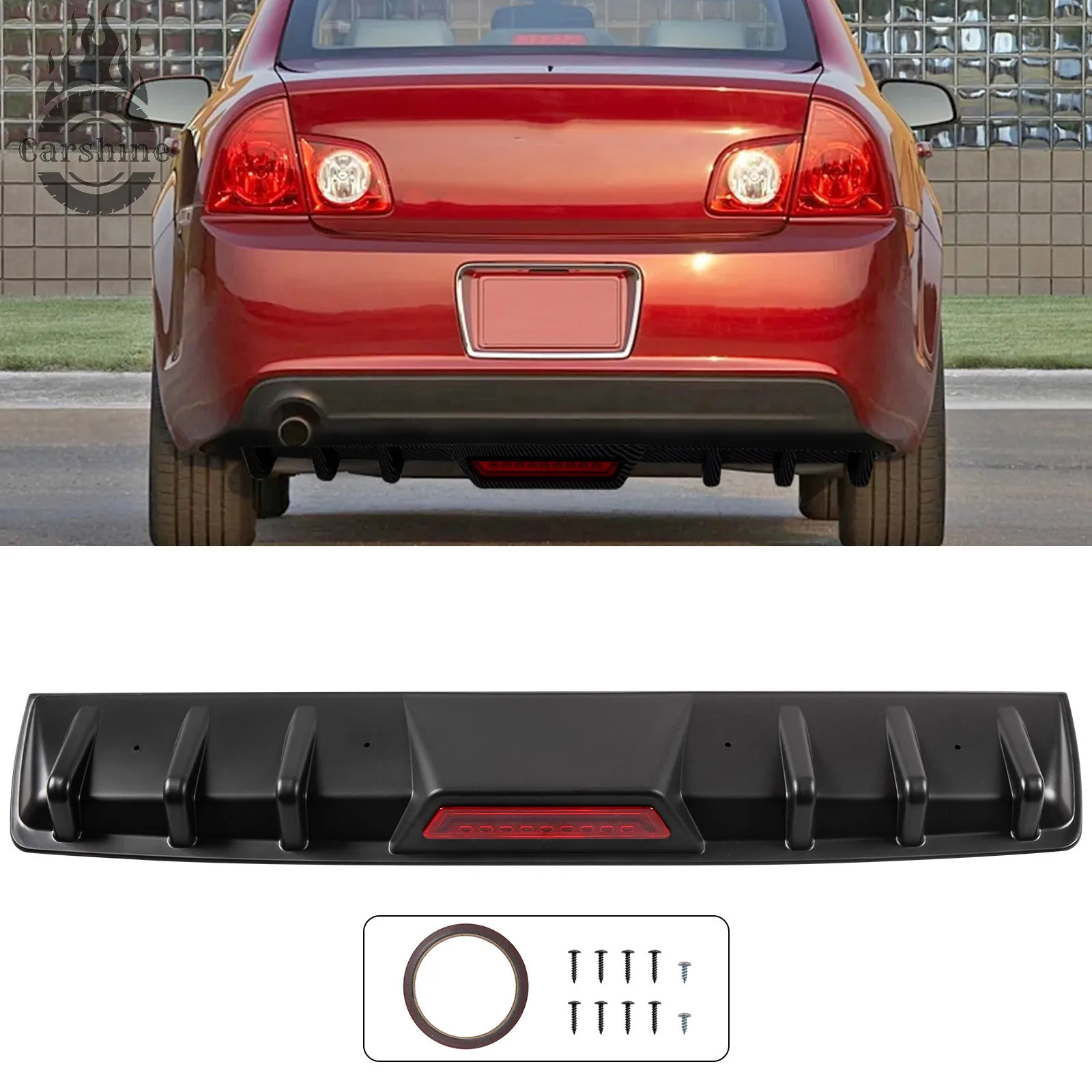 

Задний бампер, диффузор, плавники акулы, сплиттер, спойлер для Chevy Malibu 2011