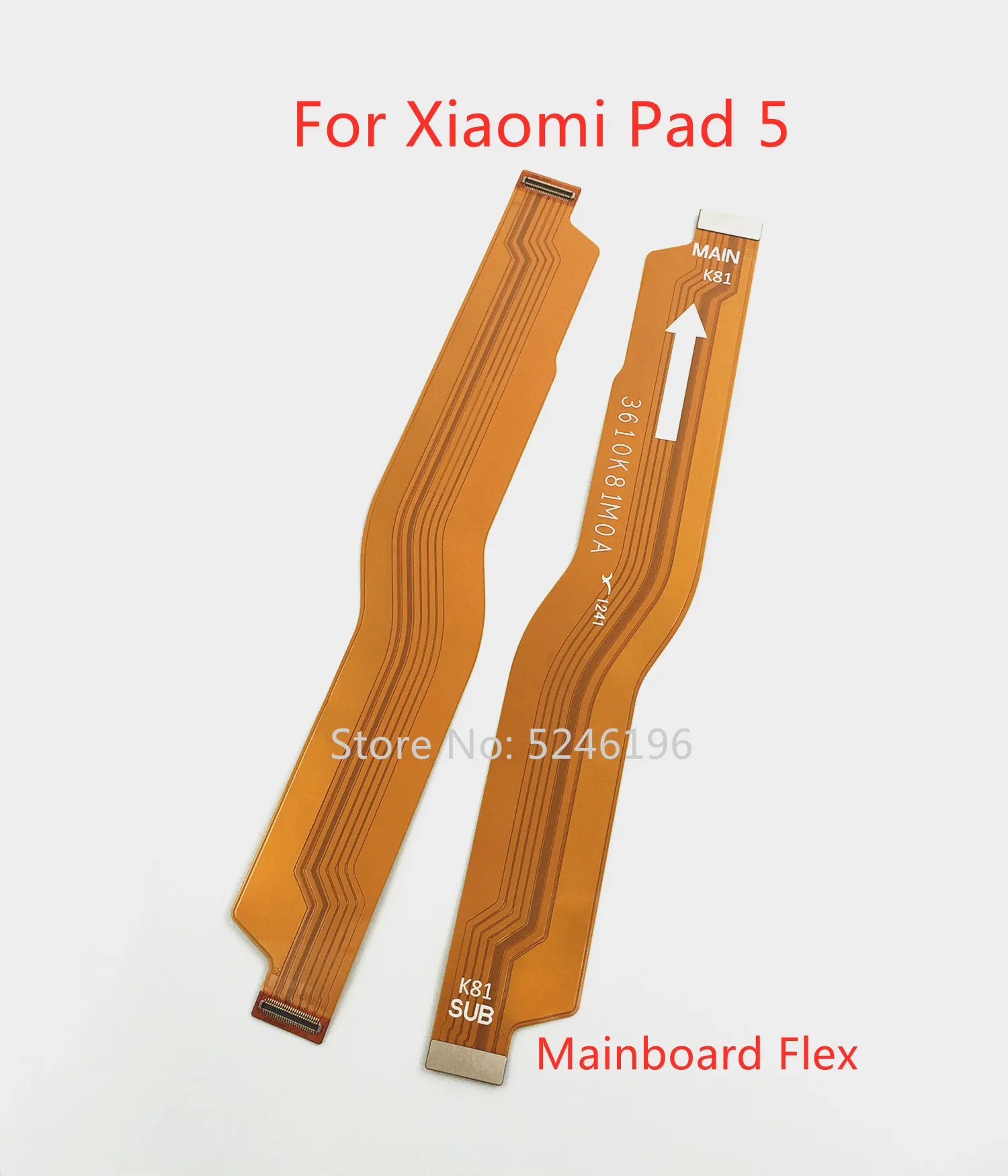 

1 шт., гибкий кабель для зарядки основной платы для Xiaomi Pad 5, запасная часть для Xiaomi Mi Pad 5, 1 шт.