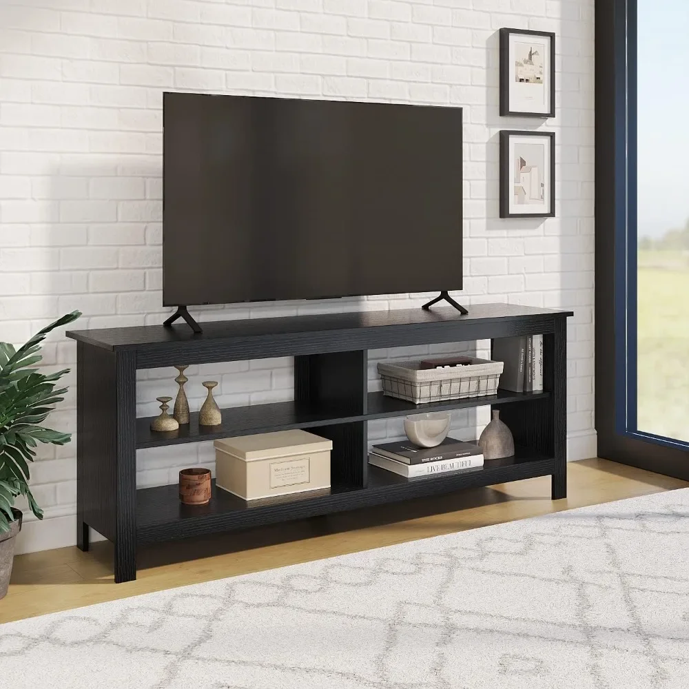 

Furniture Living Room Farmhouse TV Cabinet Entertainment Center Media Stand With Lockers Modern TV Cabinet for 60 Inch TV Table