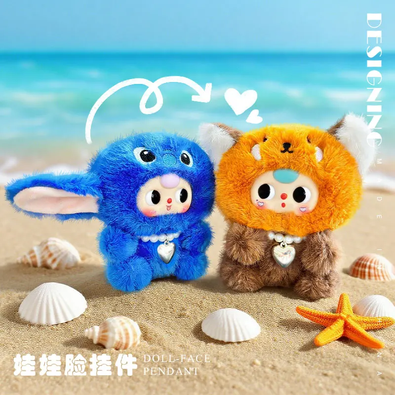 Boîte aveugle en peluche Disney Stitch, figurine en vinyle, pendentif de sac en peluche, porte-clés lapin Anime, boîte mystère, poupée en peluche moelleuse, cadeau pour enfants