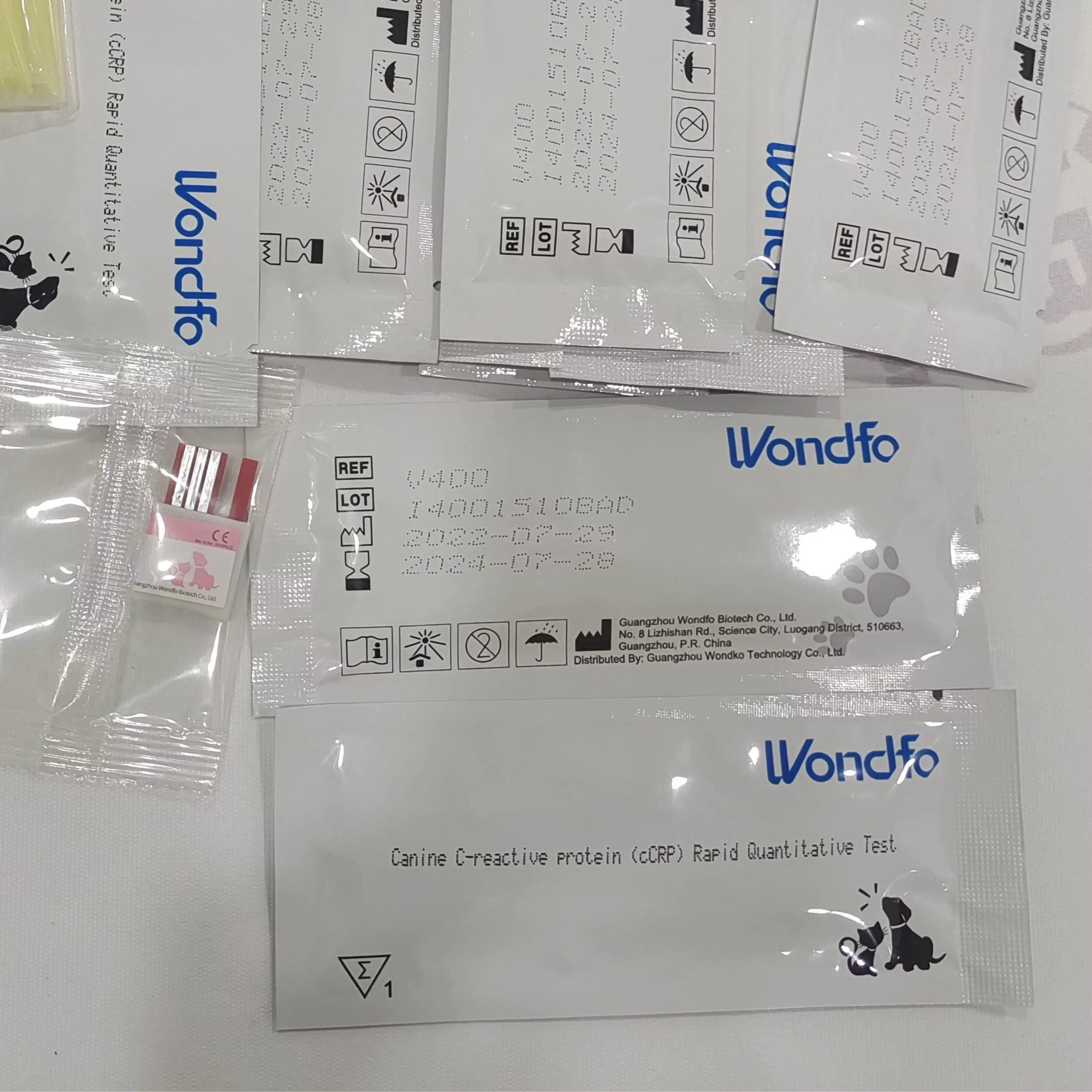 Vet diagnostic Wondfo Fincare kit Veterinary Canine Progesteron Test kit cProg Rapid Detect Kit For Dogs Vet Clinic Use