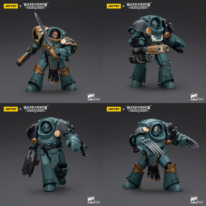 

Подлинная фигурка Joytoy Warhammer 40k 1/18, 14,2 см, Sons Of Horus Tartaros Terminator Squad, коллекция моделей, игрушки, подарки для детей