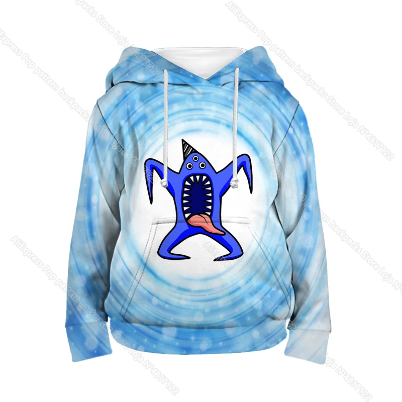 Cartoon Garten of Banban Sweatshirts Children 3D Printed Casual Boy Girl Kids Hoodies Pullover Anime Coats