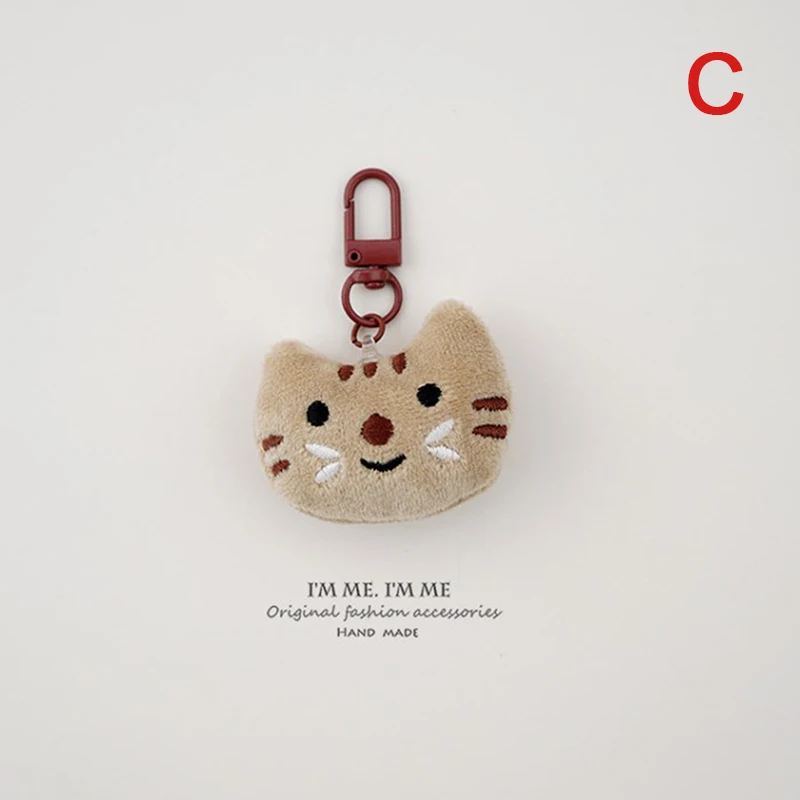 Porte-clés chat en peluche mignon pour femmes et filles, porte-clés lapin de dessin animé Kawaii, pendentif de sac, design unique, voiture, équivalent prédire