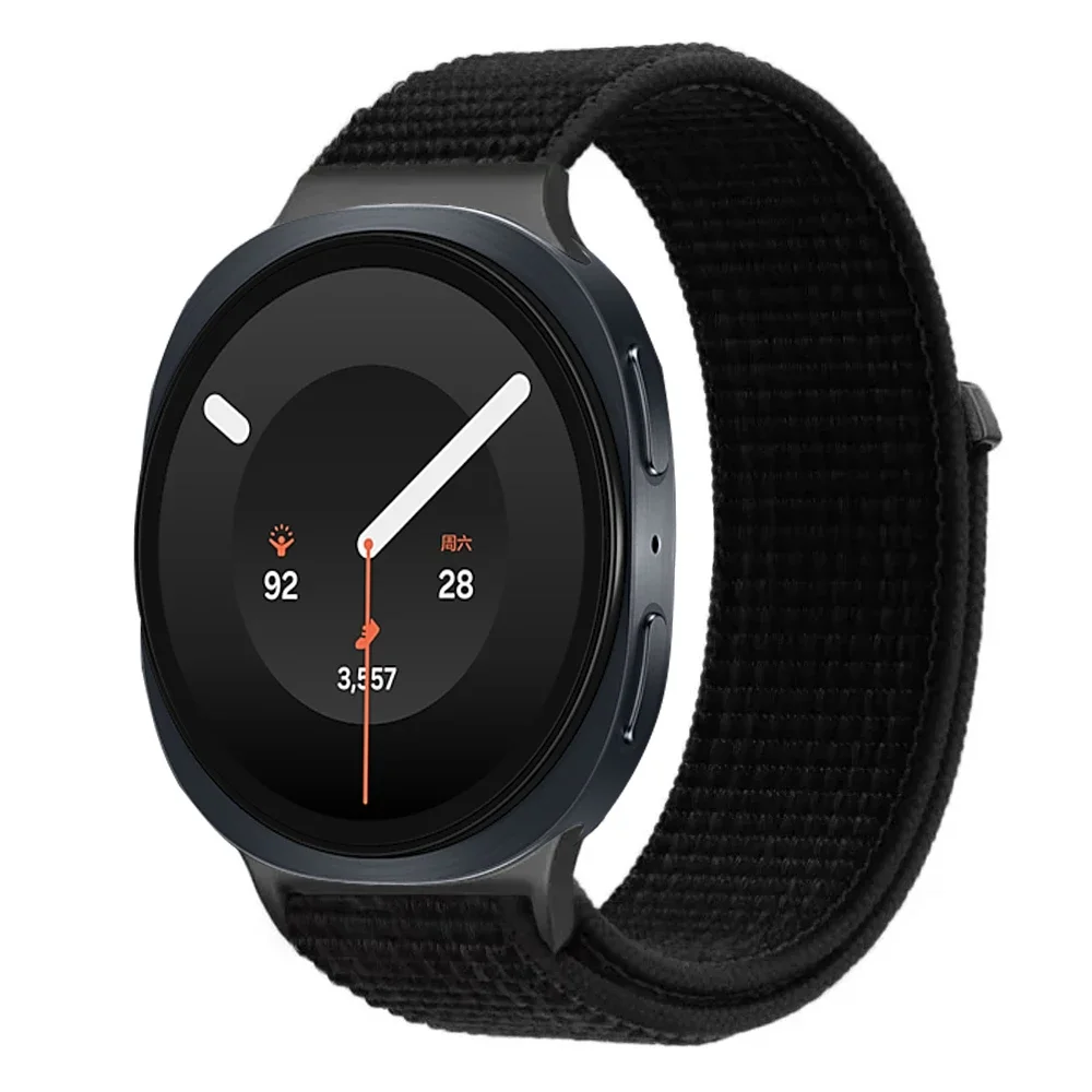 Metall-Verbindungs-Nylon-Schlaufenarmband für Samsung Galaxy Watch 9 8 40mm 44mm Offizielles Ersatzarmband Galaxy Watch 8 Classic 46mm – Detail 7