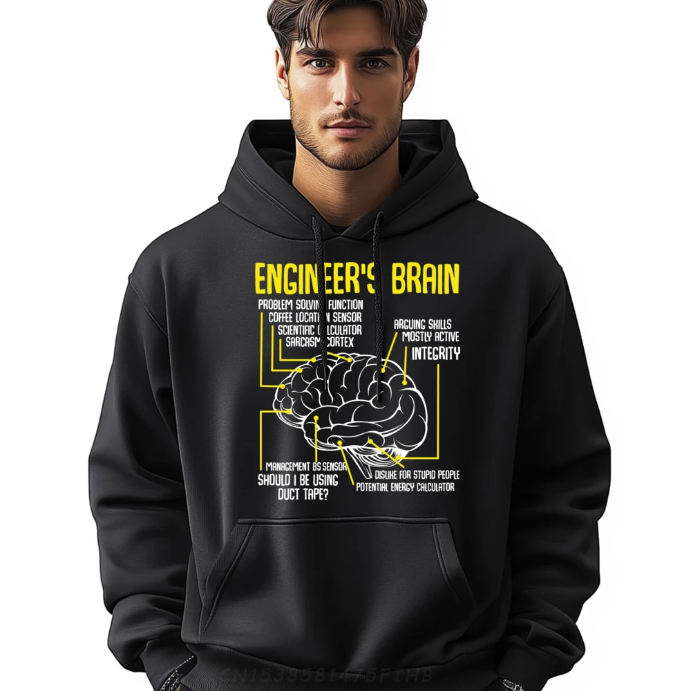 

Engineer is Brain Funny Engineering Games Process Funny Mens Clothing 2024 Mens Men Clothing Harajuku