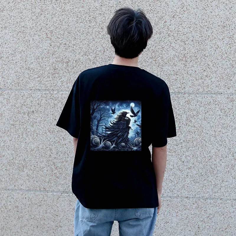 Dark Animal Wind Heat Transfer Stickers For Clothing Shoes Heat Transfer Stickers Or Clothing Hoodies DIYT Shirt Patches view 3