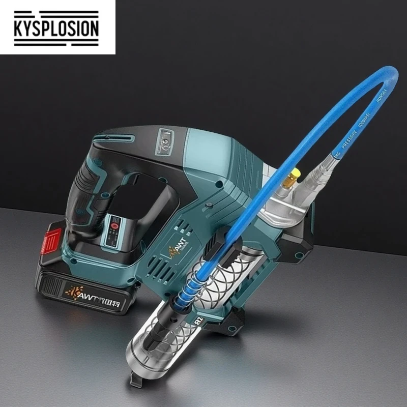 Бесщеточный смазочный пистолет объемом 600 куб.см для аккумулятора Makita 18 В, беспроводной автоматический инжектор смазки, взрывозащищенный для тяжелых машин ​ ​