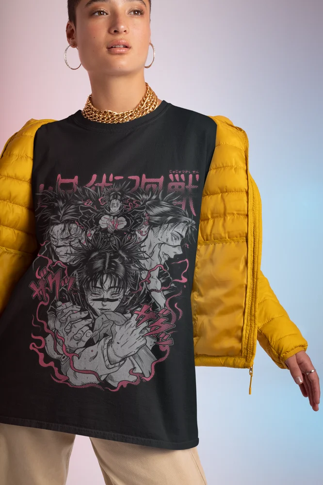 Jujutsu Kaisen Choso T-Shirt Girl Anime Manga JJK Gift Shirt Soft Tee All Size