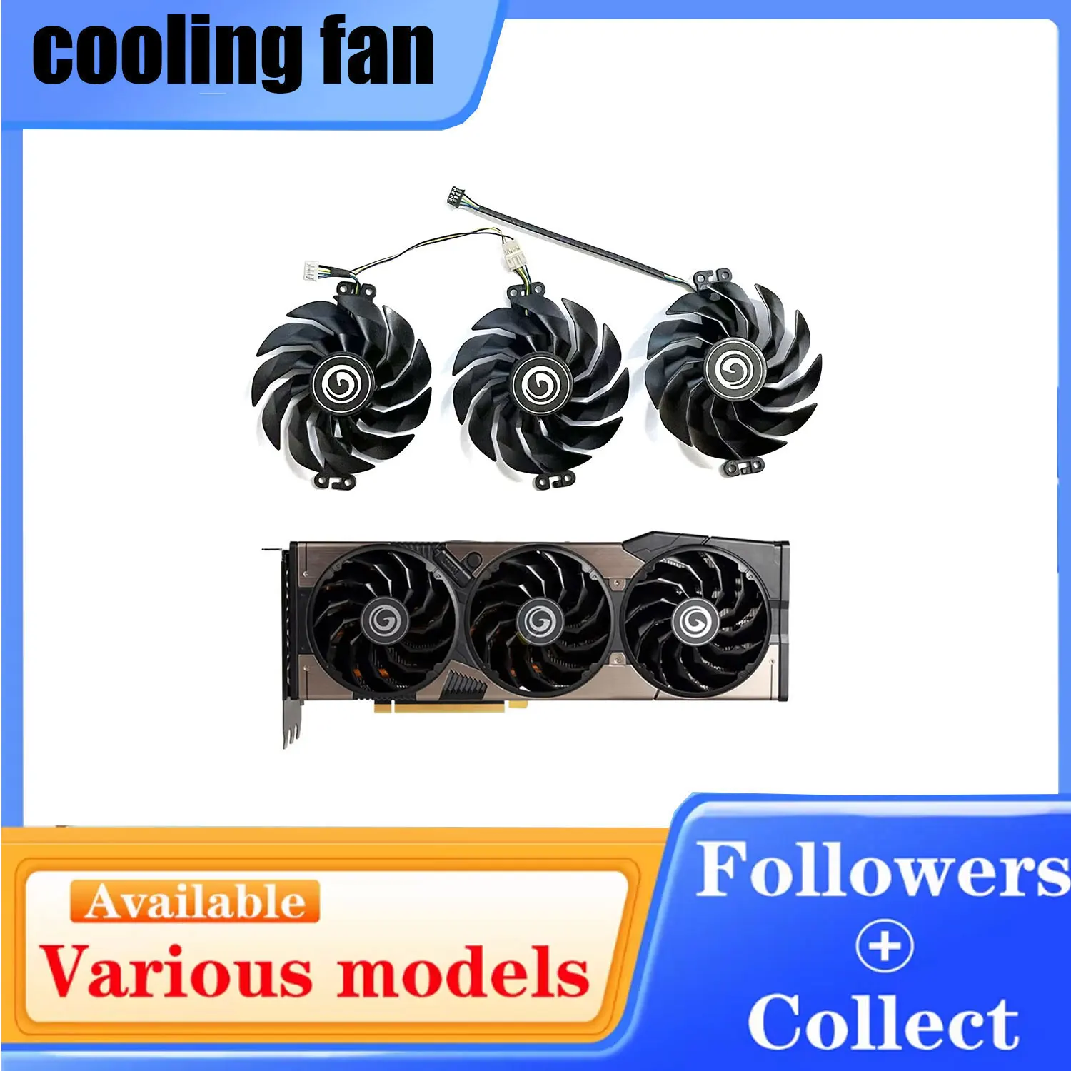 Brand new 95MM 4PIN FB9015M12LPA TH9215S2H-PDB02 for Galaxy KFA2 GeForce RTX 3090 3080 3070 3060 graphics card cooling