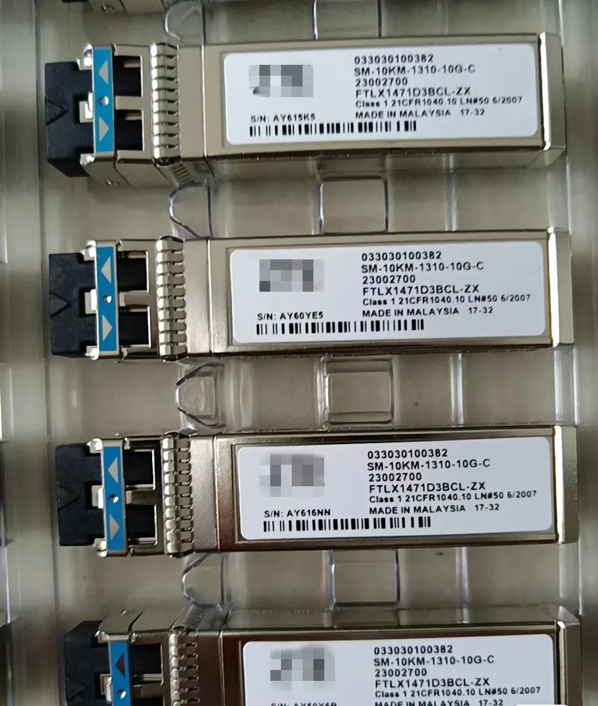 

FTLX1471D3BCL-ZX/Z-TE 10G SFP transceiver/23002700/033030100382/SM-10KM-1310-10G-C/10G SFP fiber module adapter