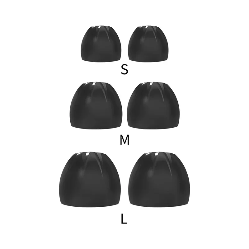 

6pcs/3pairs In-Ear Earcaps For KZ Earphones Silicone Covers Cap Replacement Earbud Tips Earbuds Eartips Earplug Ear Pads Cushion