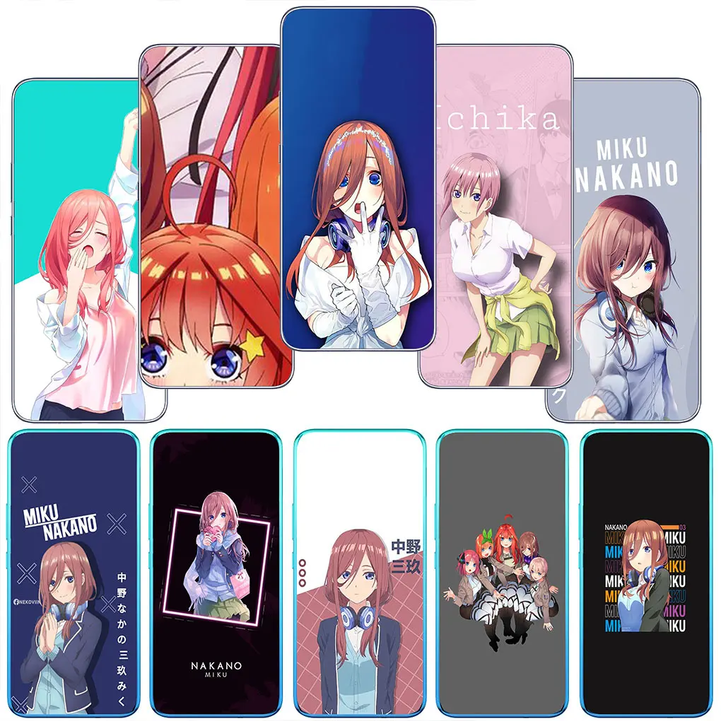 The Quintessential Quintuplets Nakano Miku for Motorola Moto Edge 40 Pro 30 neo 20 One Fusion G200 E22 E40 E30 E22I Phone Case